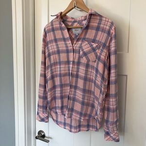 Rails pink plaid shirt